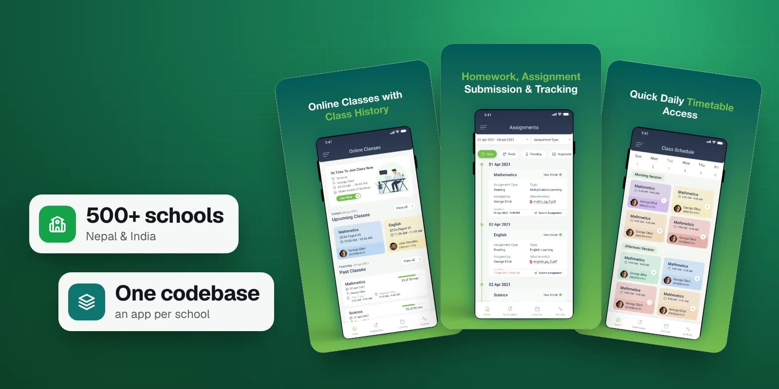 Dynamic Academic ERP preview